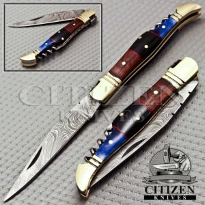 Damascus Steel Folding knife