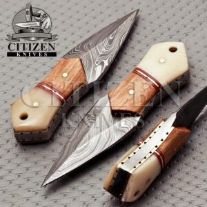 DAMASCUS STEEL MINIATURE KNIFE