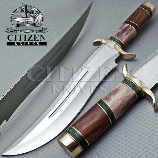 J-2 STEEL HUNTING BOWIE KNIFE