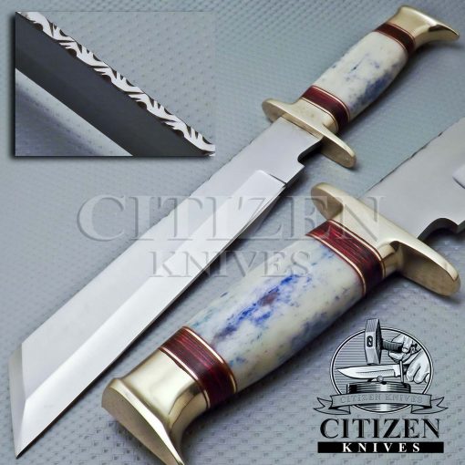 J-2 STEEL HUNTING BOWIE KNIFE