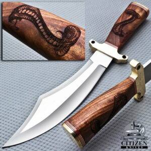 J-2 STEEL FORGED HUNTING BOWIE KNIFE