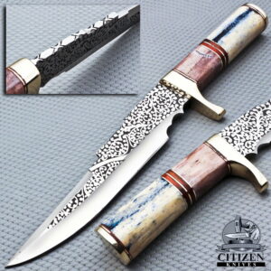 J-2 STEEL FORGED HUNTING BOWIE KNIFE