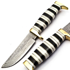 Damascus Steel Hunting Skinner Knife