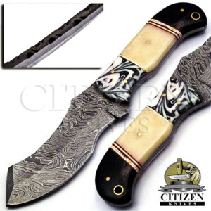 Damascus Steel Hunting Skinner Knife