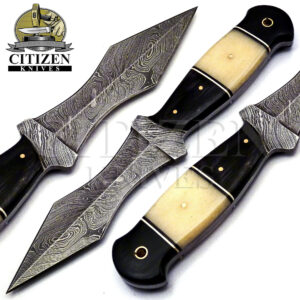 Damascus Steel Hunting Skinner Knife