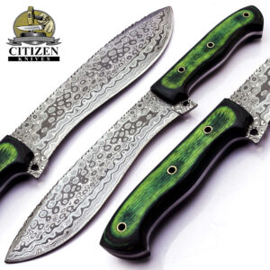 Damascus Steel Bowie Knife - CTB-5