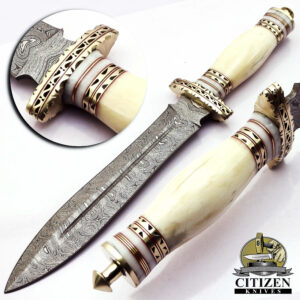 Damascus Steel Dagger Knife - CTD-3