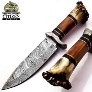 Damascus Steel Bowie Knife - CTB-2