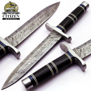 Damascus Steel Dagger Knife - CTD-6