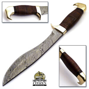 Damascus Steel Kukri Knife - CTK-2